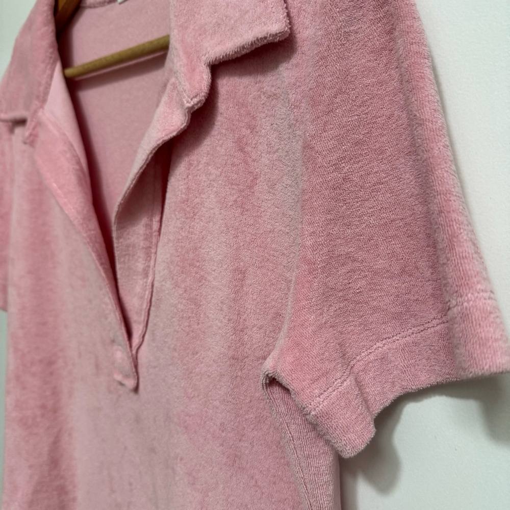 Helmet Lang Towel Terry Polo Shirt - Picture 4 of 12